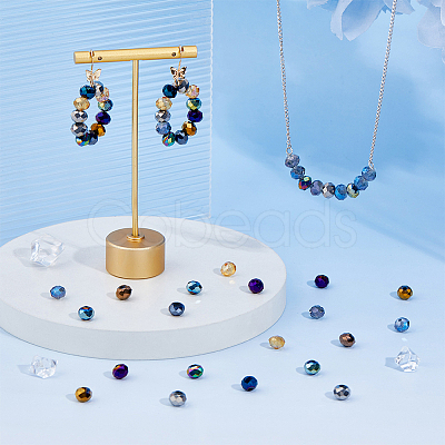 200Pcs 10 Colors Electroplate Glass Beads EGLA-DC0001-12-1