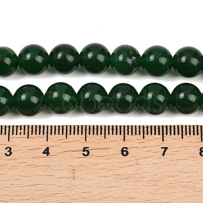 Dyed Natural White Jade Imitation Malaysia Jade Beads Strands LS-G-C270-B01-8mm-1