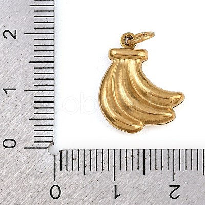 304 Stainless Steel Pendants STAS-P407-02B-G-1