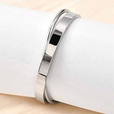 304 Stainless Steel Bangles BJEW-V004-01P-1