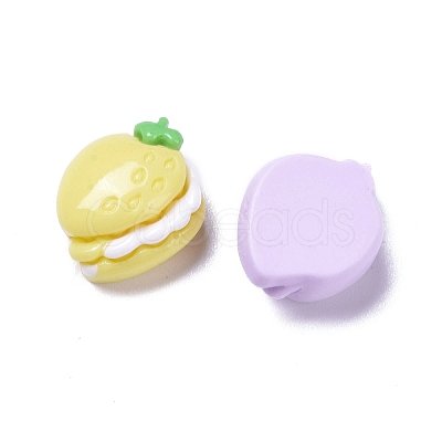 Opaque Cute Resin Decoden Cabochons RESI-B024-01E-1
