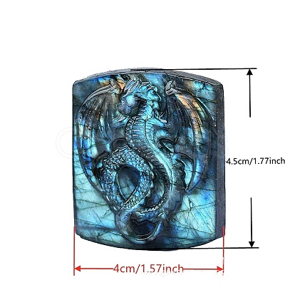 Natural Labradorite Carved Healing Figurines PW-WG34565-03-1