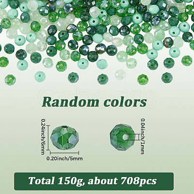 150G Mixed Styles Glass Beads EGLA-SC0001-63-1