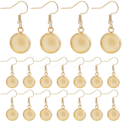 20 Pair 304 Stainless Steel Earrings Hooks EJEW-AB00014-1