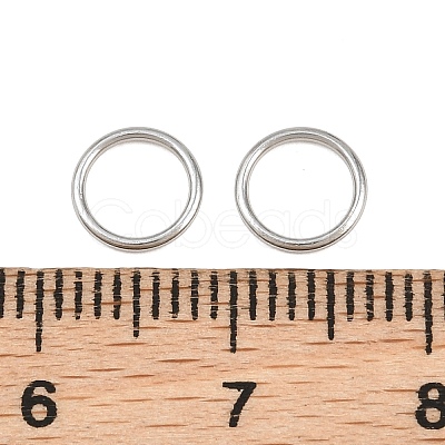 304 Stainless Steel Closed Jump Rings STAS-G393-06P-19-1