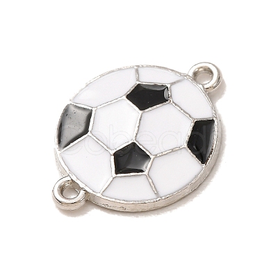 Sports Alloy Enamel Connector Charms AL-CBA3548-01P-1