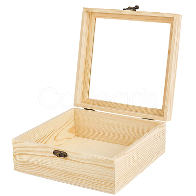 Wooden Storage Boxes WOCR-CL0001-01B-1