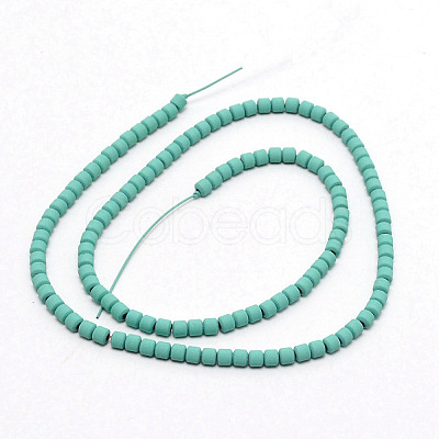 Non-magnetic Synthetic Hematite Beads Strands G-WH0018-01H-1