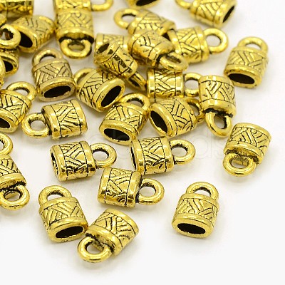 Tibetan Style Alloy Cord Ends LS-GLF10823Y-1
