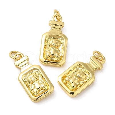 Rack Plating Brass Pendants KK-C030-28G-1
