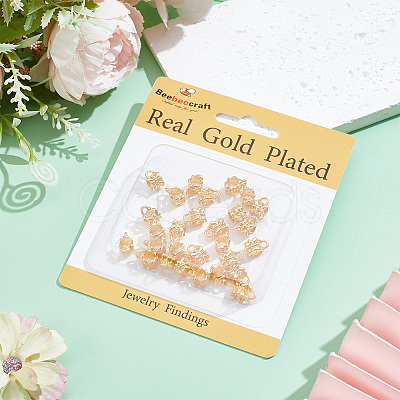 30Pcs Brass Tube Bails KK-BBC0015-14-1