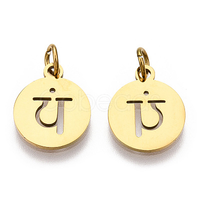 304 Stainless Steel Charms LS-STAS-Q201-T446G-06-1