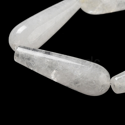 Natural Quartz Crystal Beads Strands G-P528-H17-01-1