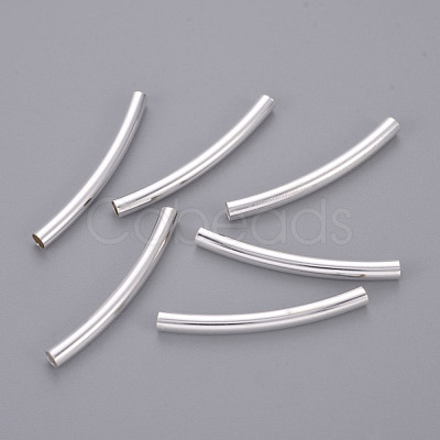 Brass Tube Beads X-KK-H659-S-1