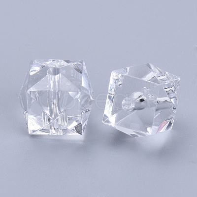 Transparent Acrylic Beads TACR-Q259-10mm-V01-1