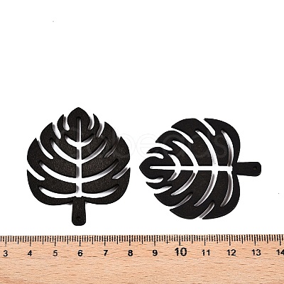 Natural Poplar Wood Pendants WOOD-N016-28A-1