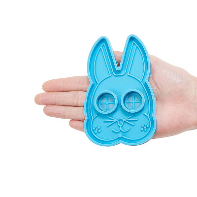 Rabbit Mask Silicone Molds DIY-CJC0001-30-1