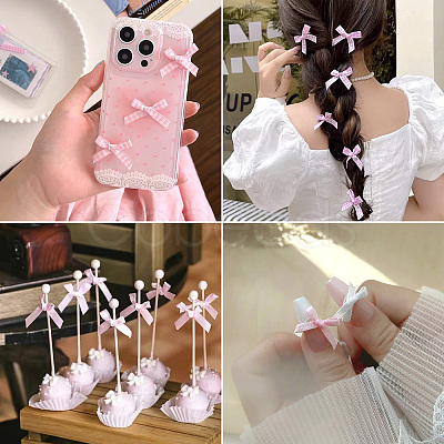 Handmade Polyester Bowknots Ornament Accessories AJEW-TAC0014-11A-1