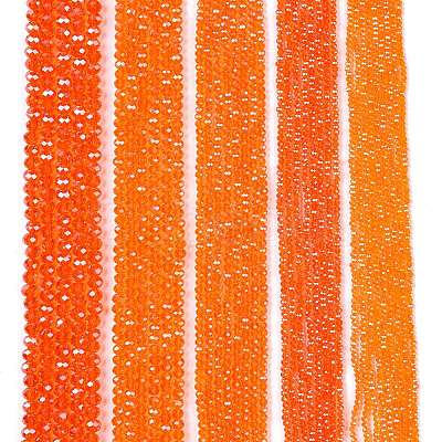 Electroplate Glass Beads Strands EGLA-A044-T3mm-A25-1