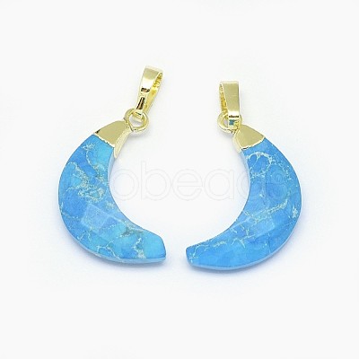 Synthetic Turquoise Pendants G-F584-E06-G-1