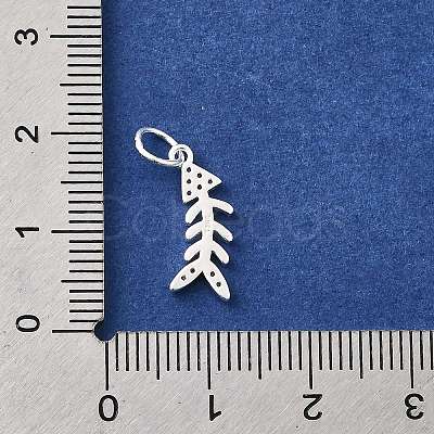 925 Sterling Silver Micro Pave Cubic Zirconia Pendants STER-D309-01C-S-1