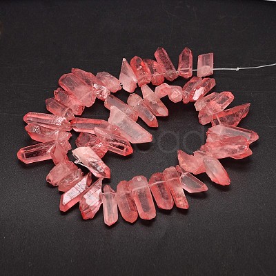Natural Quartz Crystal Beads Strands G-A142-06C-1