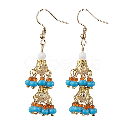 2 Pairs 2 Colors 304 Stainless Steel Dangle Earrings EJEW-MZ00130-1