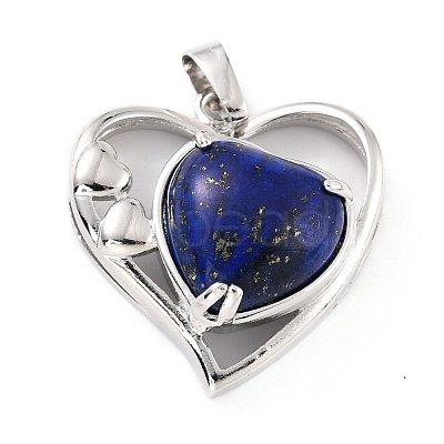 Natural Lapis Lazuli Pendants G-C236-01D-P-RS-1