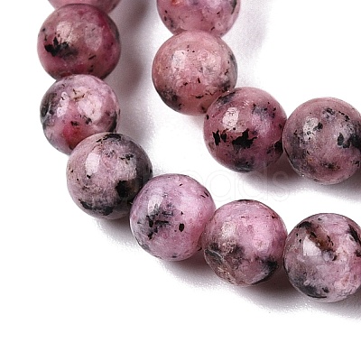 Dyed Natural White Jade Beads Strands G-T140-4mm-B05-1