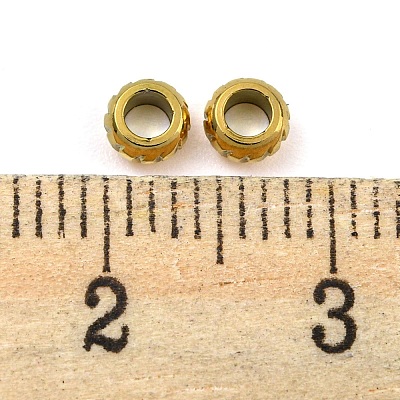 304 Stainless Steel Beads LS-STAS-P355-02G-1
