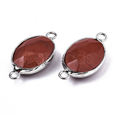 Natural Red Jasper Links/Connectors G-T131-102-22-1