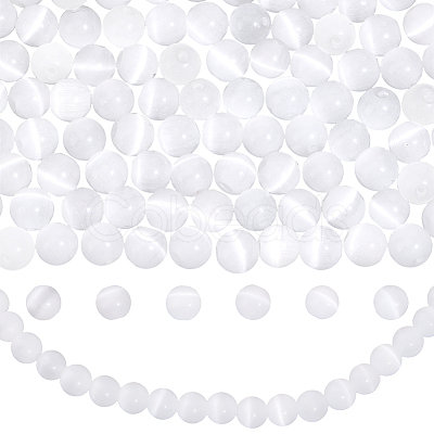 Cat Eye Beads G-PA0001-90A-04-1