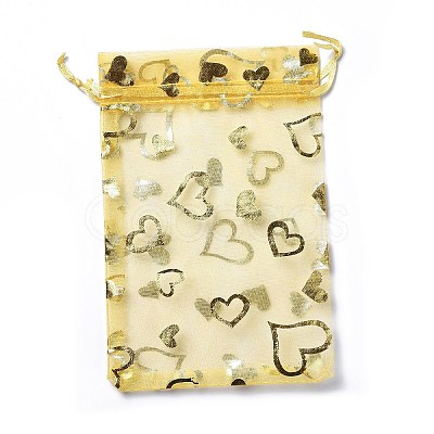 Organza Drawstring Jewelry Pouches OP-I001-B03-1
