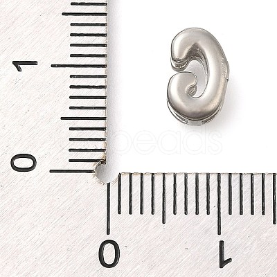 304 Stainless Steel Slide Charms STAS-B075-37P-G-1