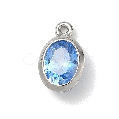 Brass Pave Cubic Zirconia Charms KK-CBA74BF-02P-1