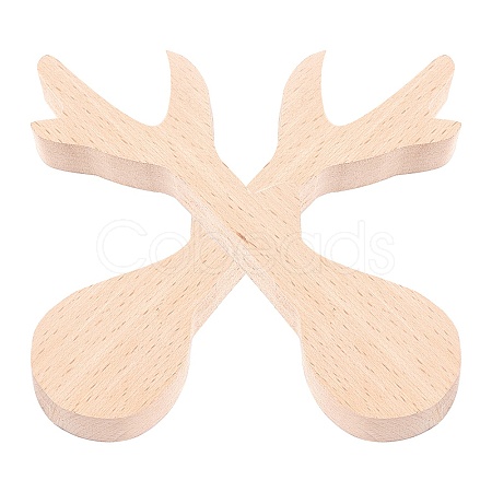 Unfinished Beech Wood Blank Spoon WOOD-WH0108-73-1