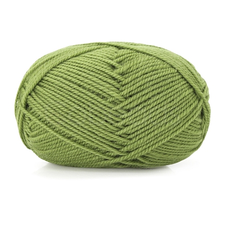 Mercerized Silk Wool Knitting Crochet Yarn PW-WGE3D48-19-1