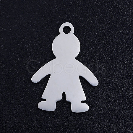 Tarnish Resistant 304 Stainless Steel Pendants STAS-Q201-JN327-1-1
