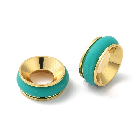 Rack Plating Brass Beads KK-P276-30G-01-1