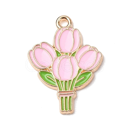 Alloy Enamel Pendants ENAM-I089-02G-05-1