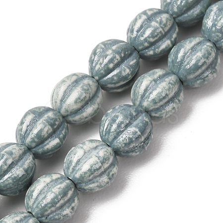 Vintage Handmade Porcelain Beads Strands PR-CBAA37B-09D-1