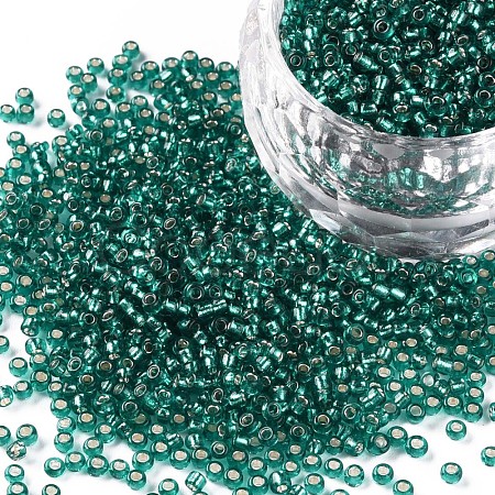 11/0 Grade A Transparent Glass Seed Beads X-SEED-Q007-F51-1