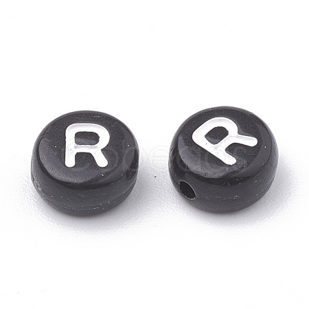 Opaque Acrylic Beads SACR-N002-02R-1