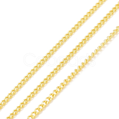Brass Curb Chains CHC-D030-08G-RS-1
