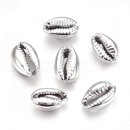 Electroplated Shell Beads BSHE-O017-13P-1