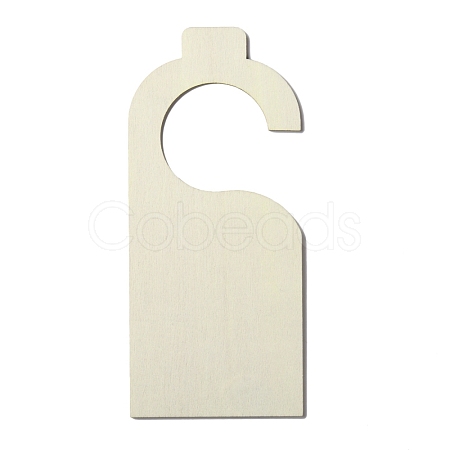 Unfinished Wooden Hanger Sign WOOD-WH0027-26-1
