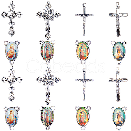 DIY Rosary Bead Style Jewelry Making Findings Kit DIY-SC0024-09-1