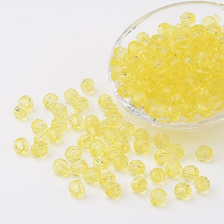 Transparent Acrylic Beads X-DB8mmC-53-1