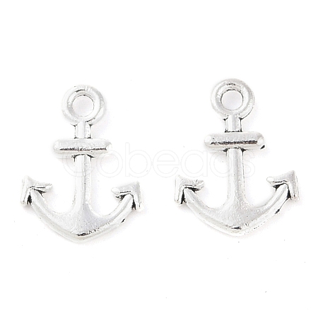 Tibetan Style Alloy Charms TIBEP-S297-14AS-RS-1
