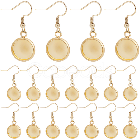 20 Pair 304 Stainless Steel Earrings Hooks EJEW-AB00014-1